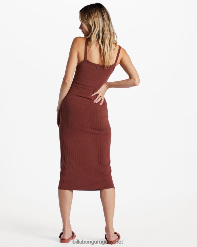 vestido midi de bebé de verano mujer moca DR68442034 Billabong