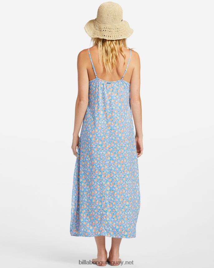 vestido midi de ondas de fin de semana mujer cielo de verano DR68441829 Billabong
