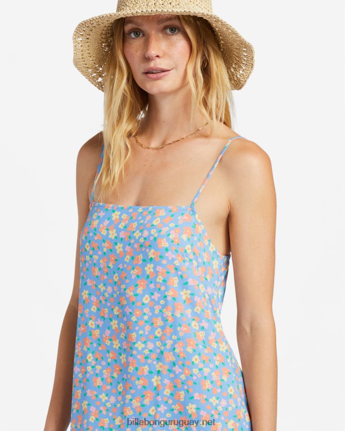 vestido midi de ondas de fin de semana mujer cielo de verano DR68441829 Billabong