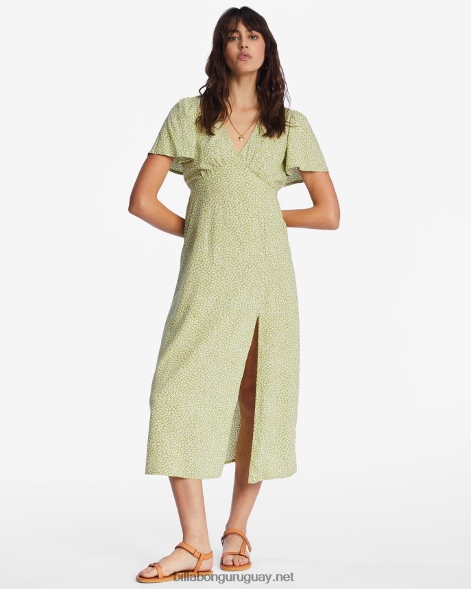 vestido midi jet set mujer prado de musgo DR68442106 Billabong