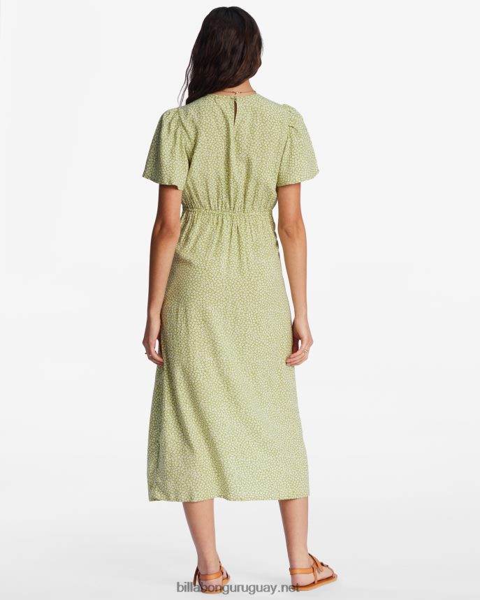 vestido midi jet set mujer prado de musgo DR68442106 Billabong