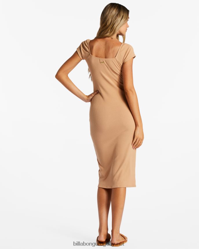 vestido midi nuevo estado de ánimo mujer trufa DR68442083 Billabong