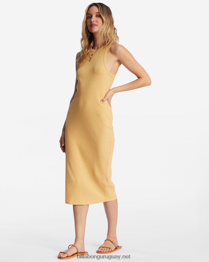 vestido midi sin mangas marimacho mujer Costa Dorada DR68442118 Billabong