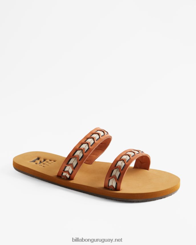 sandalias con tiras de nori mujer negro/tostado DR68442522 Billabong