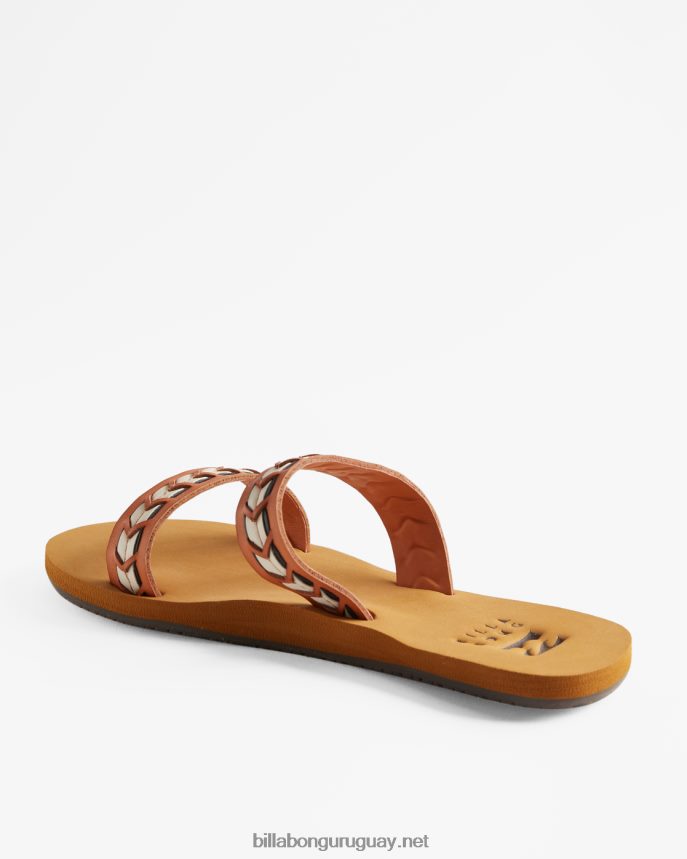 sandalias con tiras de nori mujer negro/tostado DR68442522 Billabong