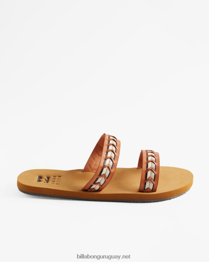 sandalias con tiras de nori mujer negro/tostado DR68442522 Billabong