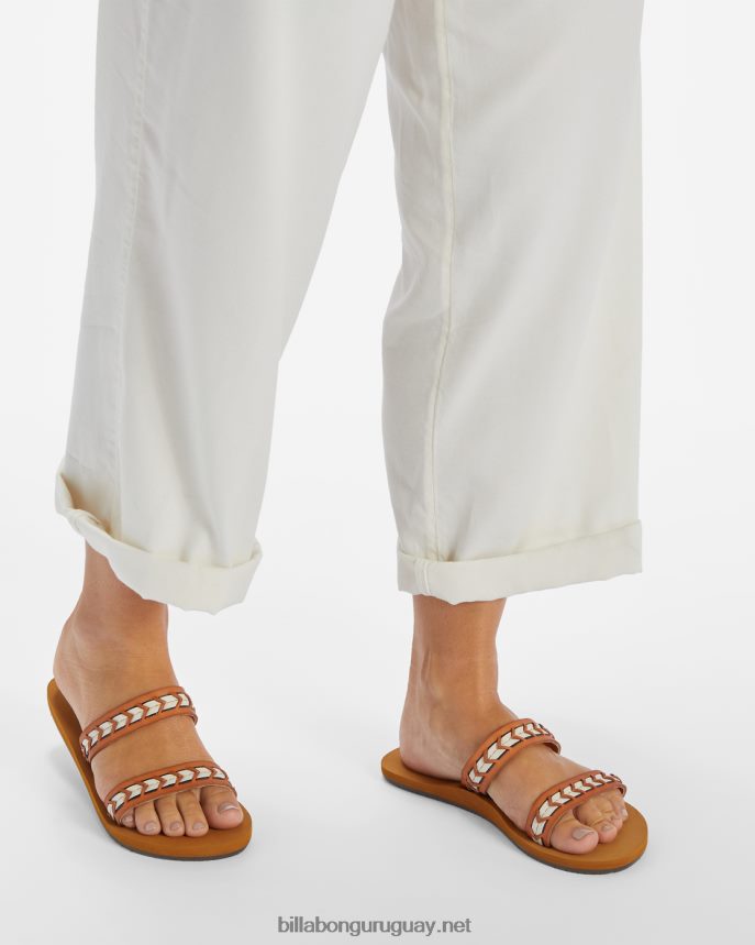 sandalias con tiras de nori mujer negro/tostado DR68442522 Billabong