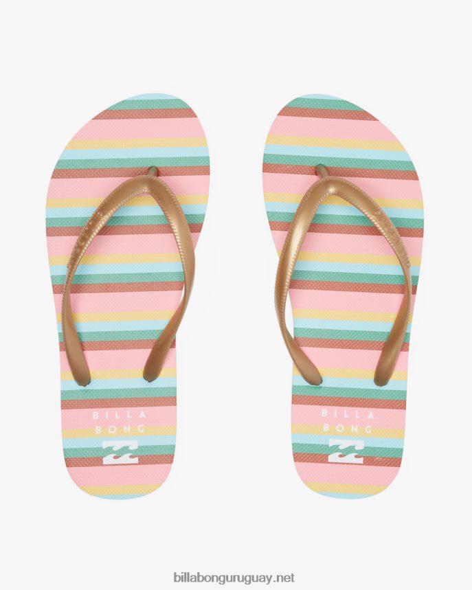 sandalias dama con chanclas de goma mujer enamoramiento de coral DR68442524 Billabong
