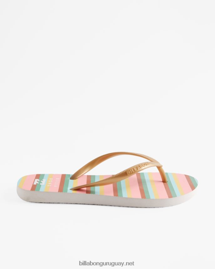 sandalias dama con chanclas de goma mujer enamoramiento de coral DR68442524 Billabong