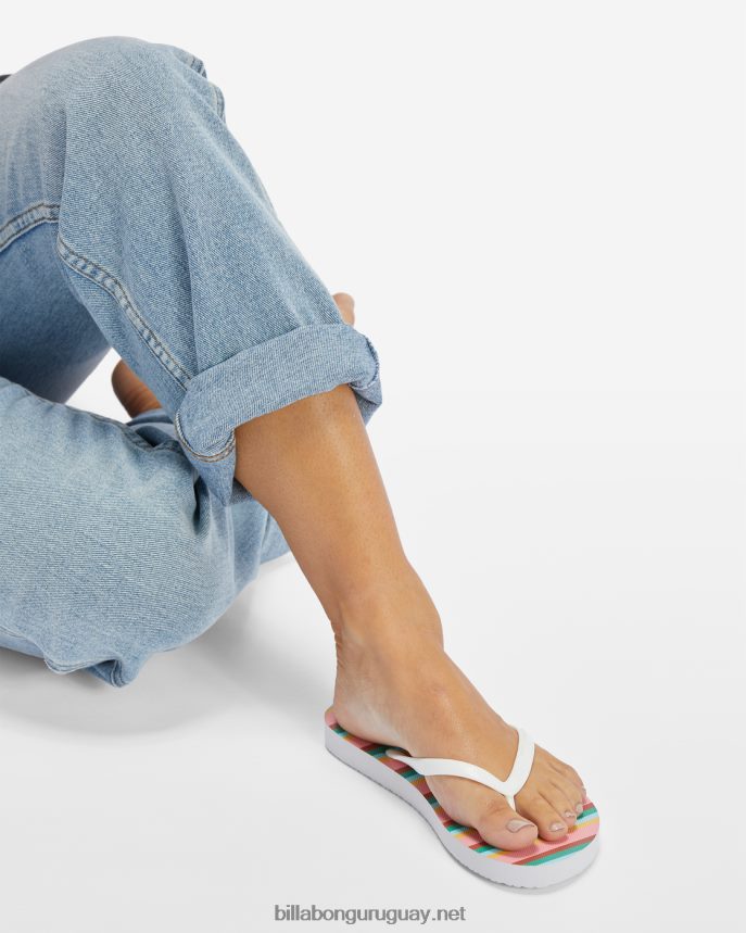 sandalias dama con chanclas de goma mujer enamoramiento de coral DR68442524 Billabong