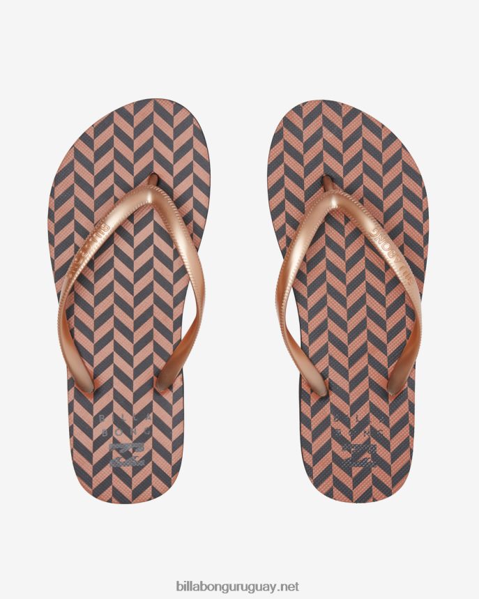 sandalias dama con chanclas de goma mujer ladrillo DR68442520 Billabong