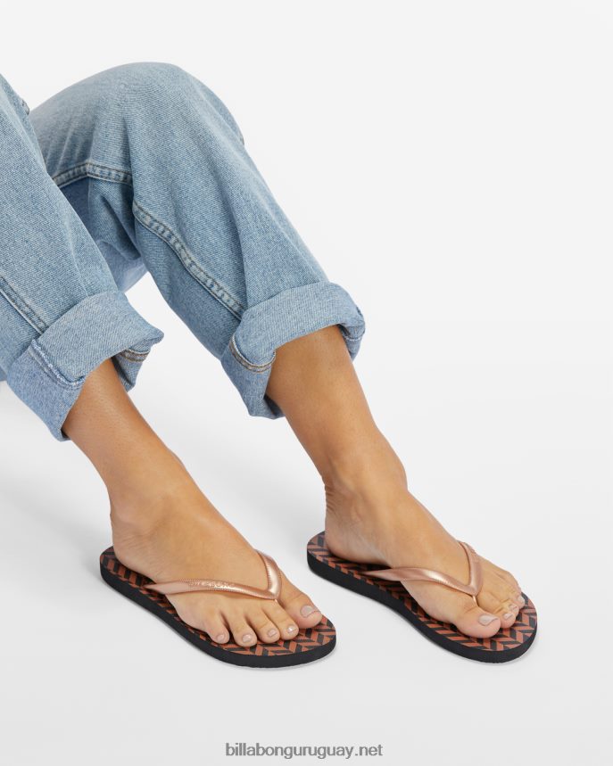 sandalias dama con chanclas de goma mujer ladrillo DR68442520 Billabong