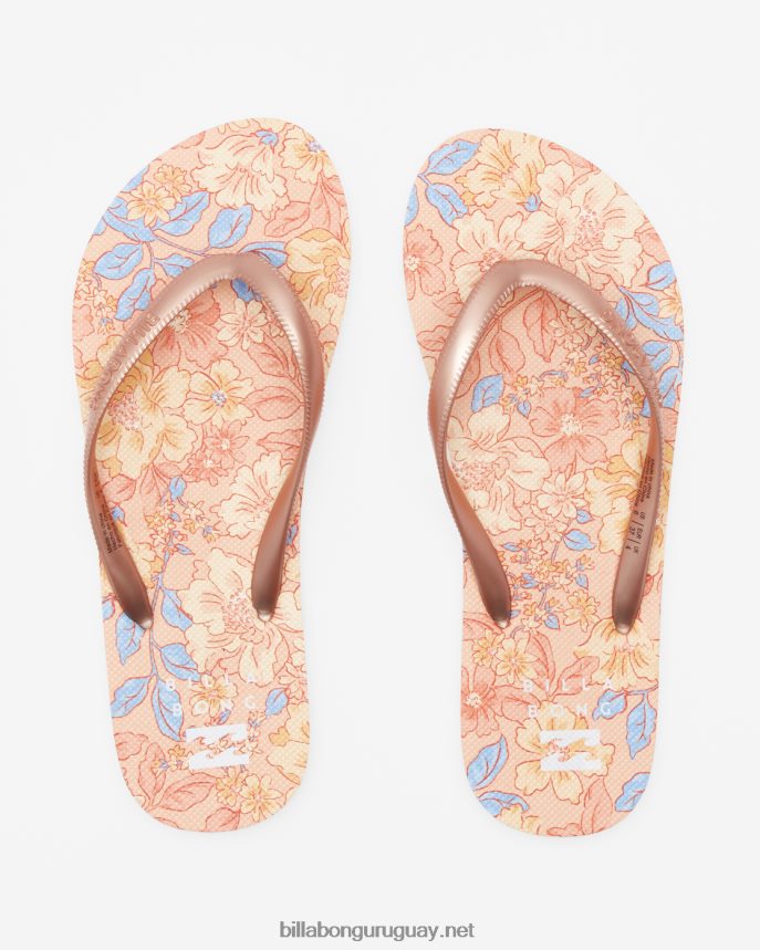 sandalias dama con chanclas de goma mujer melón claro DR68442523 Billabong