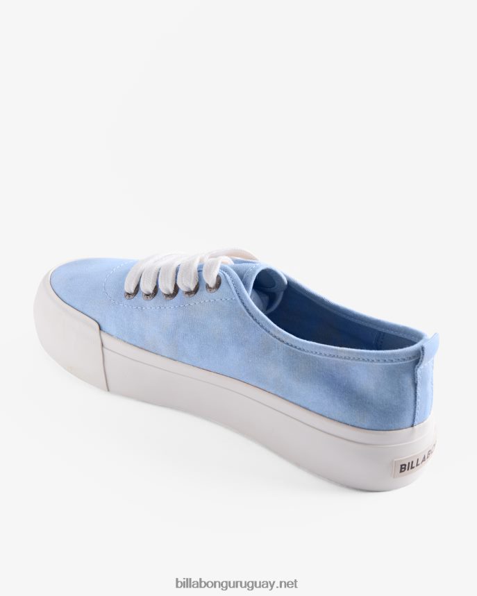 zapatos de plataforma de lona puebla mujer felicidad azul DR68442504 Billabong