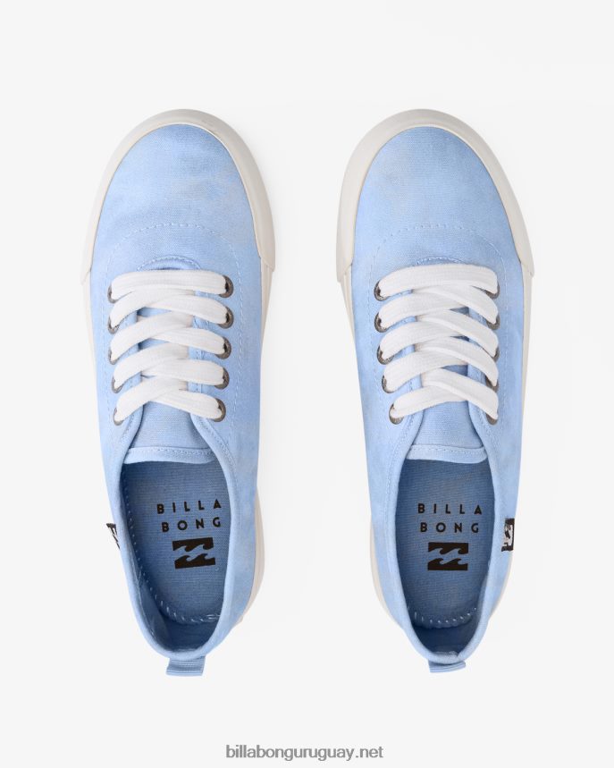 zapatos de plataforma de lona puebla mujer felicidad azul DR68442504 Billabong
