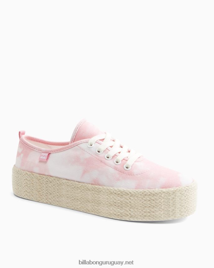 zapatos de plataforma de lona puebla mujer sorbete ligero DR68442545 Billabong