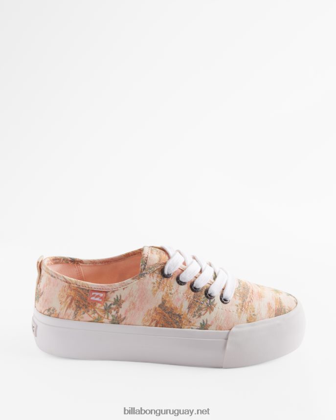 zapatos de plataforma de lona puebla mujer suero de la leche DR68442505 Billabong