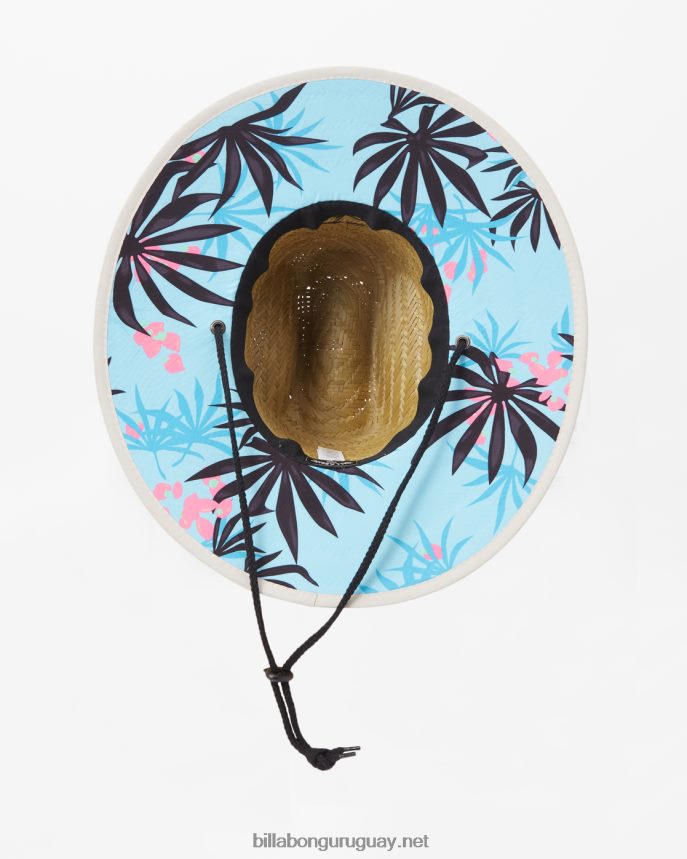 sombrero salvavidas de paja con estampado de mareas Niños azul neón DR68441110 Billabong