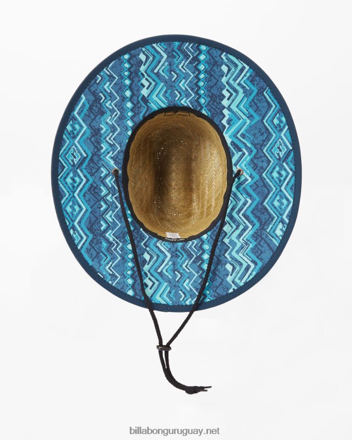 sombrero salvavidas de paja con estampado de mareas Niños neblina azul DR68441107 Billabong