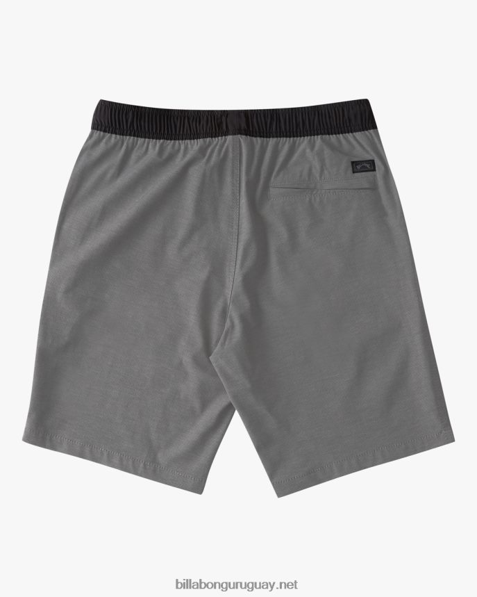pantalones cortos sumergibles con cintura elástica crossfire 16\'\' Niños gris DR6844950 Billabong