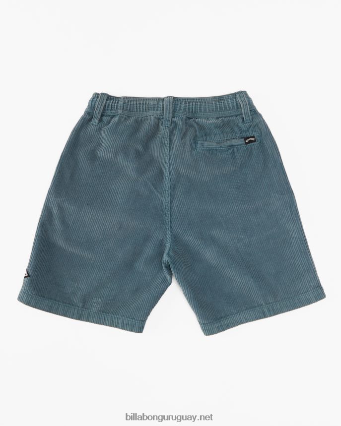shorts de pana larry cord Niños humo azul DR6844436 Billabong