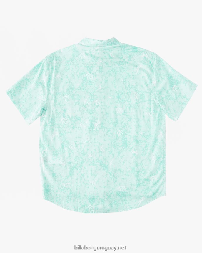 (2-7) camisa de manga corta de los domingos Niños menta DR68441003 Billabong