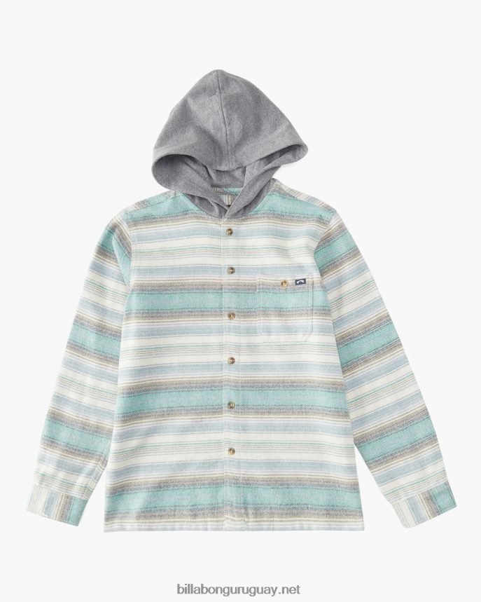 camisa de franela con capucha baja Niños piedra DR68441108 Billabong