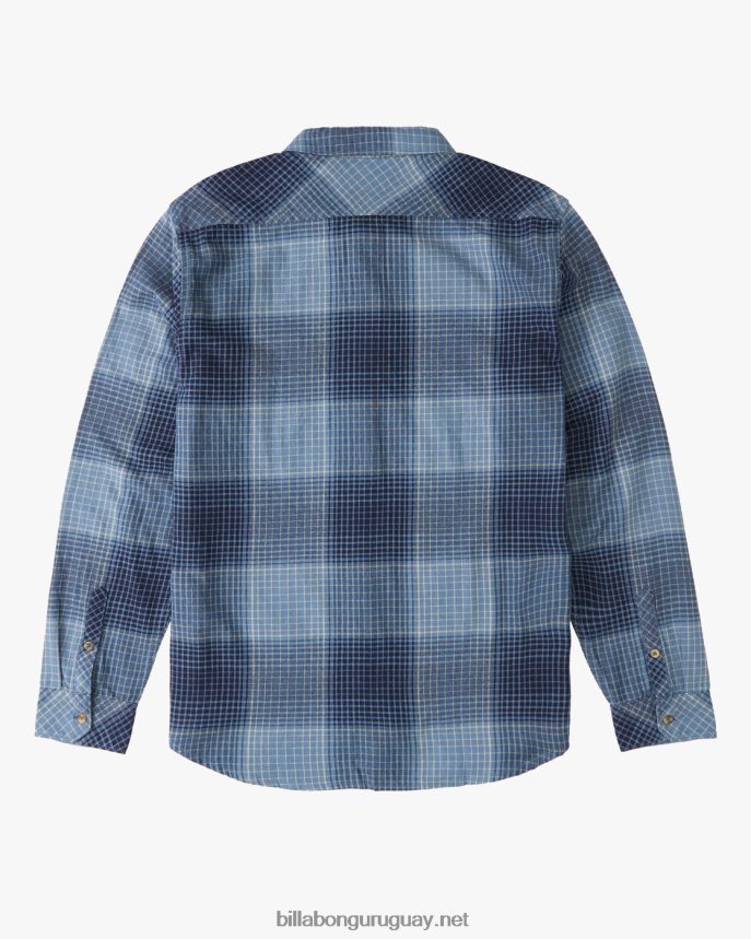 camisa de franela de la costa Niños azul pizarra DR68441151 Billabong