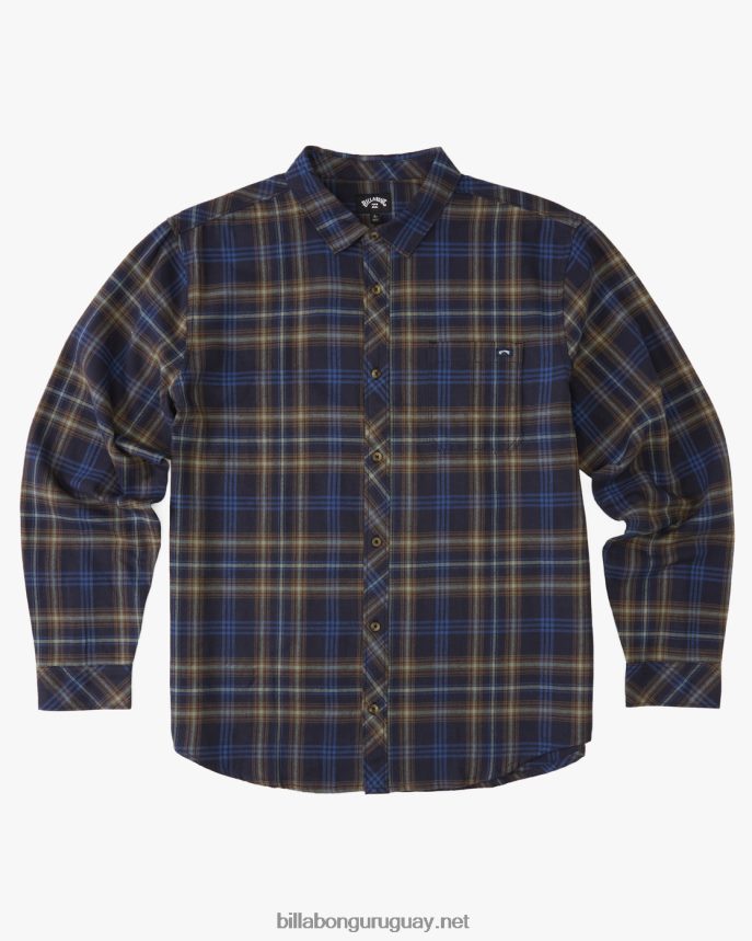 camisa de franela de la costa Niños medianoche DR68441055 Billabong
