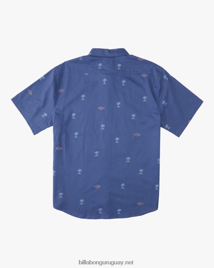 mini camisa de manga corta de los domingos Niños azul polvoriento DR6844932 Billabong