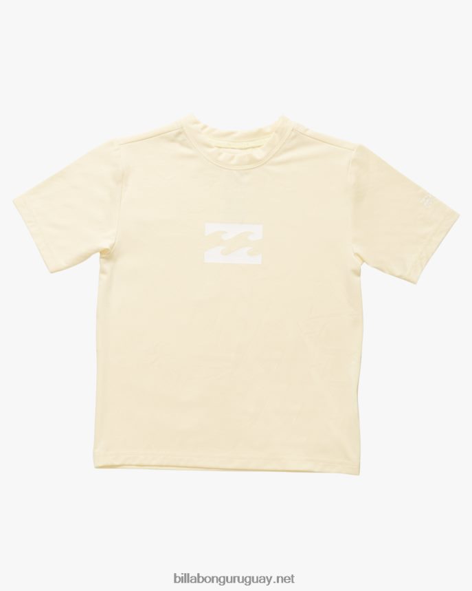 2-7 camiseta de surf de manga corta con ajuste holgado para todo el día Niños amarillo suave DR68441131 Billabong