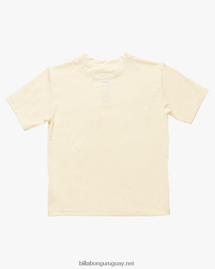 2-7 camiseta de surf de manga corta con ajuste holgado para todo el día Niños amarillo suave DR68441131 Billabong