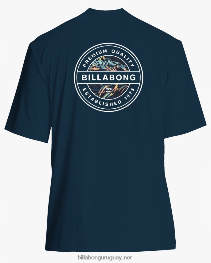 camiseta de surf de manga corta rotor upf 50 Niños Armada DR68441079 Billabong