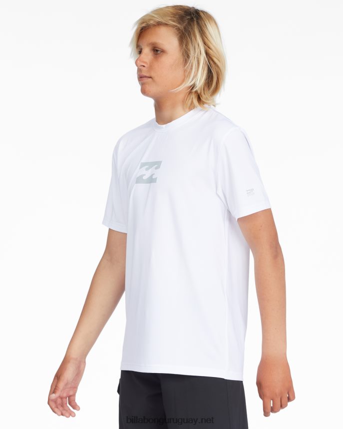 playera de surf de manga corta con ajuste holgado para todo el día Niños blanco DR6844952 Billabong