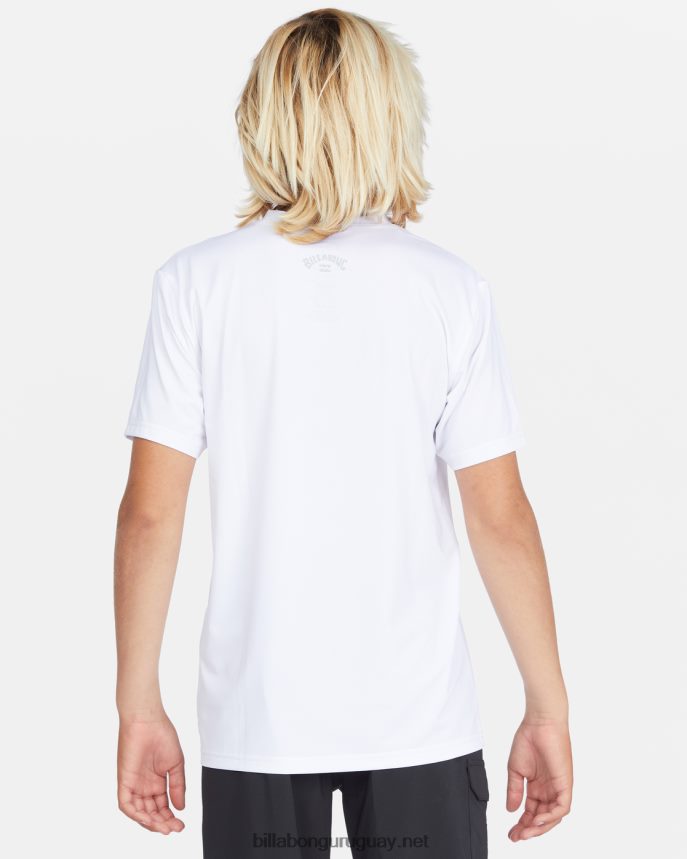 playera de surf de manga corta con ajuste holgado para todo el día Niños blanco DR6844952 Billabong
