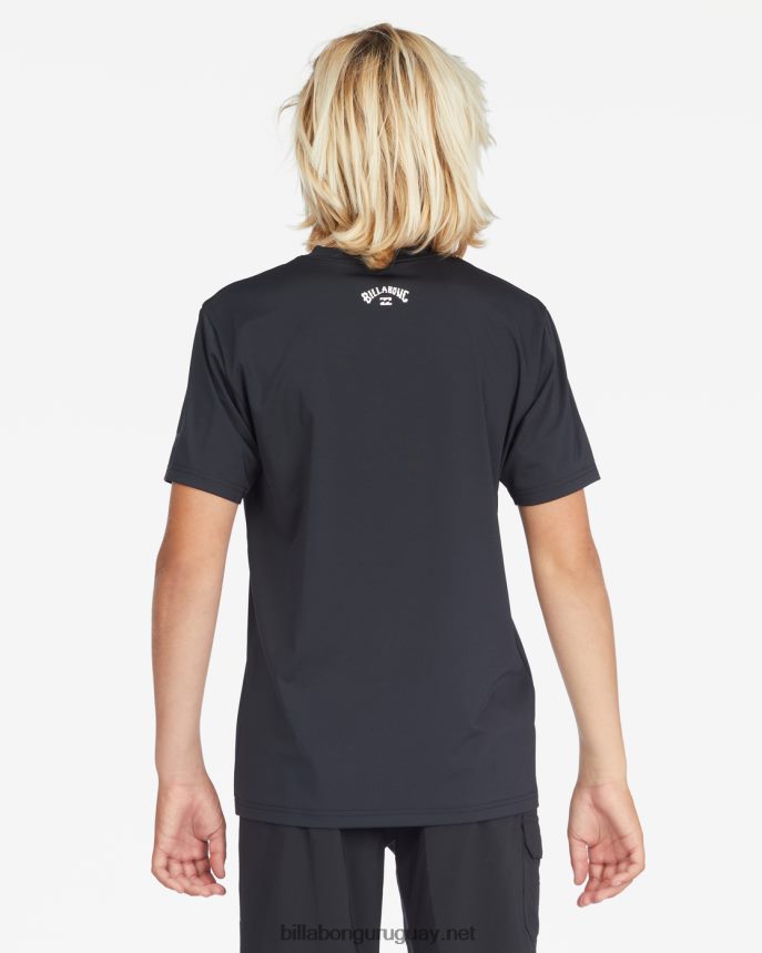 playera de surf de manga corta con ajuste holgado para todo el día Niños negro DR6844955 Billabong