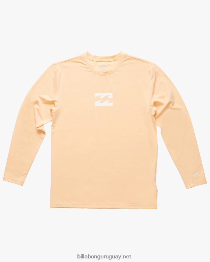 playera de surf de manga larga con ajuste holgado para todo el día Niños melón polvoriento DR68441137 Billabong
