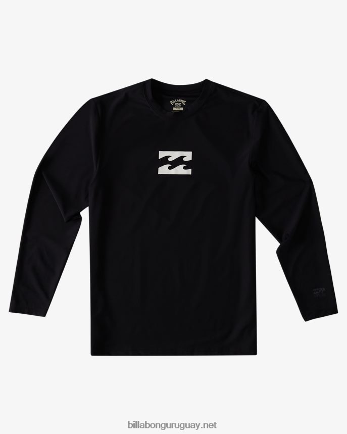 playera de surf de manga larga con ajuste holgado para todo el día Niños negro DR6844958 Billabong