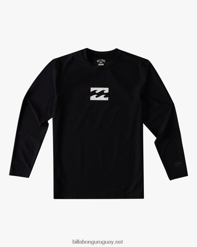 playera de surf de manga larga con ajuste holgado para todo el día Niños negro DR6844958 Billabong