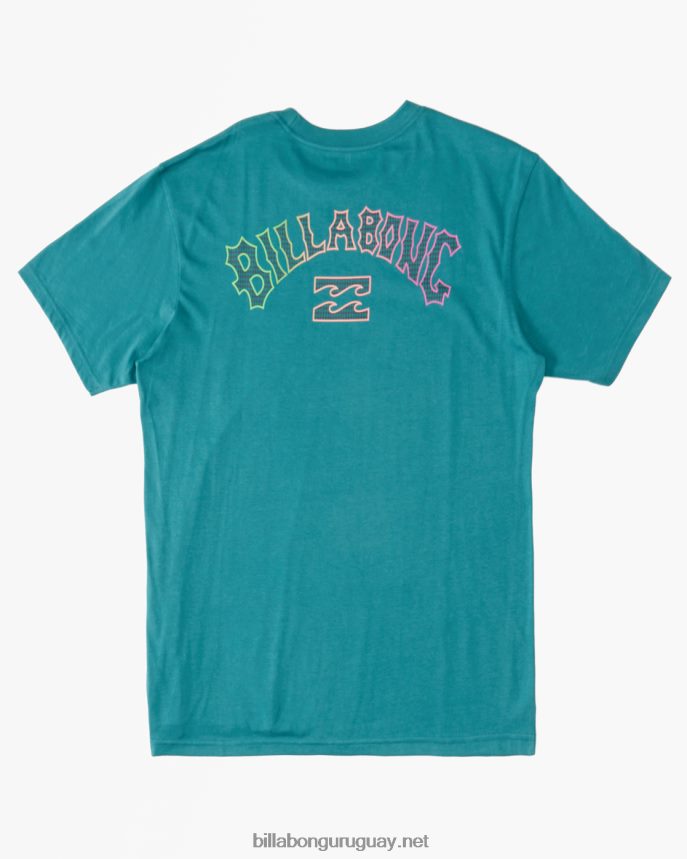 (2-7) camiseta con relleno de arco Niños verde azulado DR68441020 Billabong
