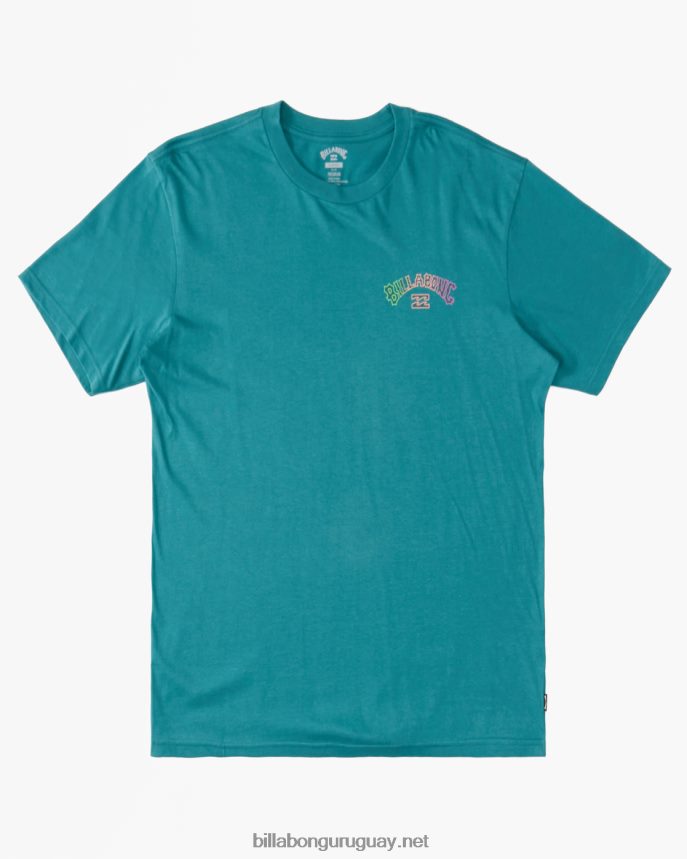 (2-7) camiseta con relleno de arco Niños verde azulado DR68441020 Billabong