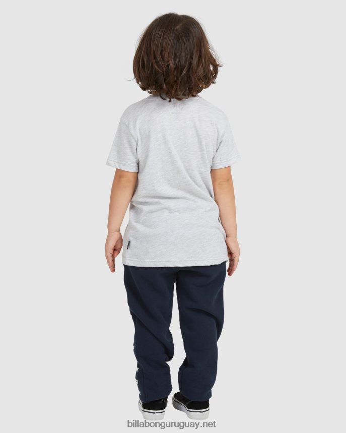 (2-7) camiseta de manga corta groms diamond wave Niños brezo gris claro DR68441064 Billabong