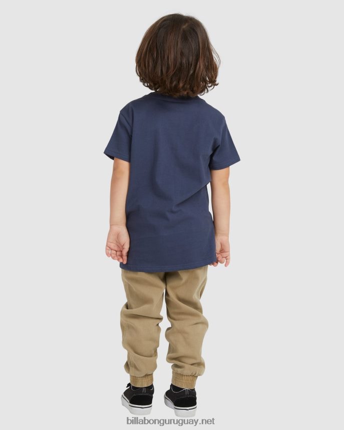 (2-7) camiseta de manga corta groms diamond wave Niños mezclilla DR68441095 Billabong