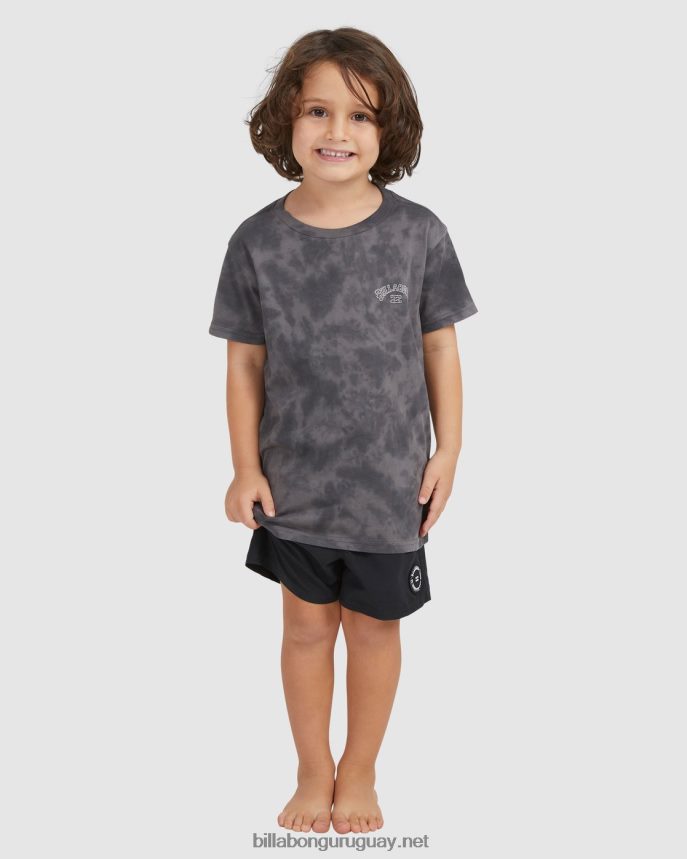 (2-7) camiseta de manga corta tie-dye arco groms Niños negro DR68441122 Billabong