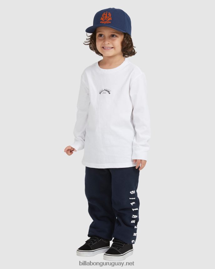 (2-7) camiseta de manga larga con arco central para niños Niños blanco DR68441120 Billabong