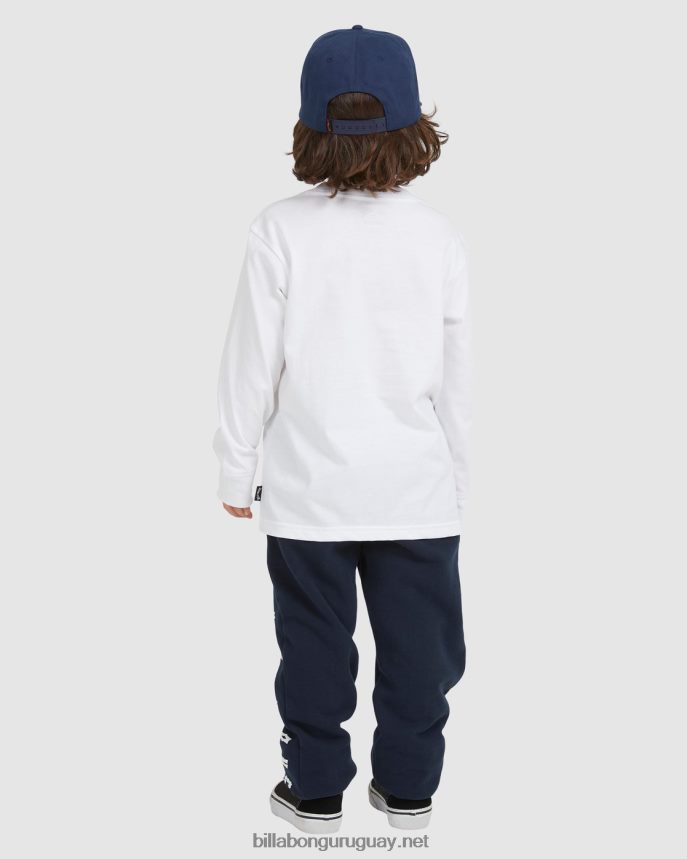 (2-7) camiseta de manga larga con arco central para niños Niños blanco DR68441120 Billabong
