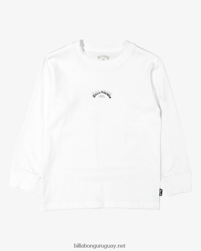 (2-7) camiseta de manga larga con arco central para niños Niños blanco DR68441120 Billabong