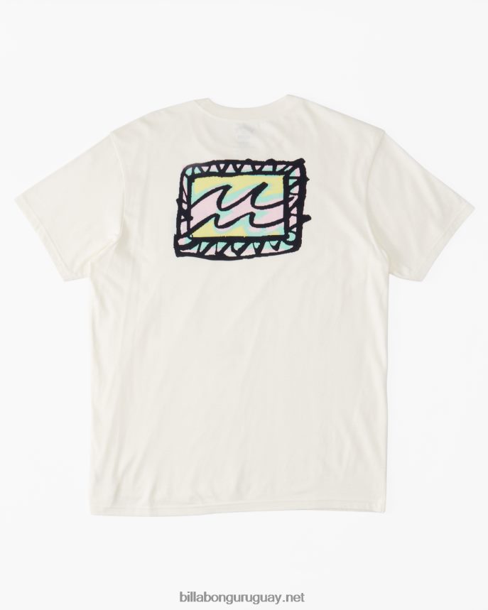 (2-7) camiseta de onda de crayón Niños blanquecino DR68441052 Billabong