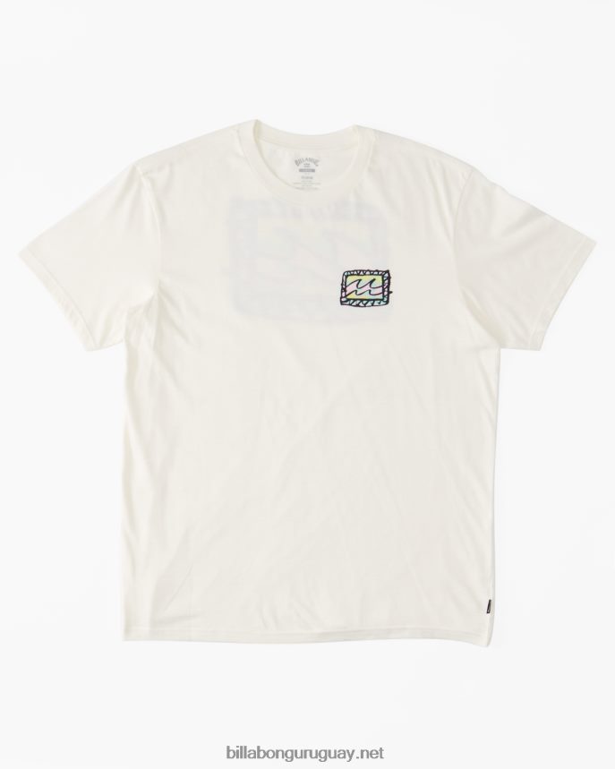 (2-7) camiseta de onda de crayón Niños blanquecino DR68441052 Billabong