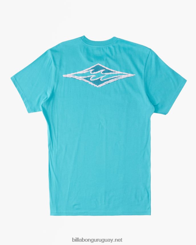 (2-7) camiseta de onda de crayón Niños menta oscura DR68441050 Billabong